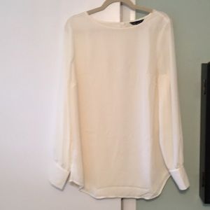 14 Tall never worn ivory blouse from Lands End